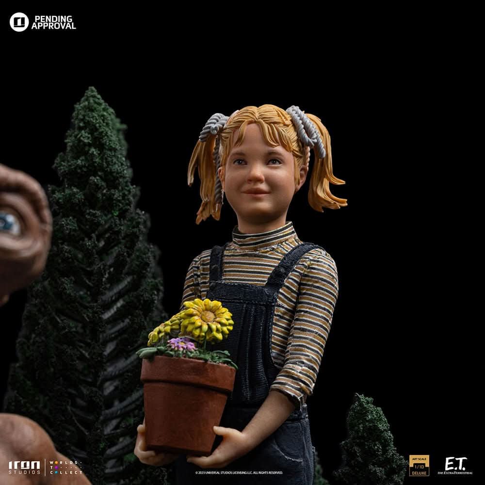 Statue E.T. Elliot and Gertie Deluxe - E.T. The Extra-Terrestrial - Art Scale 1/10