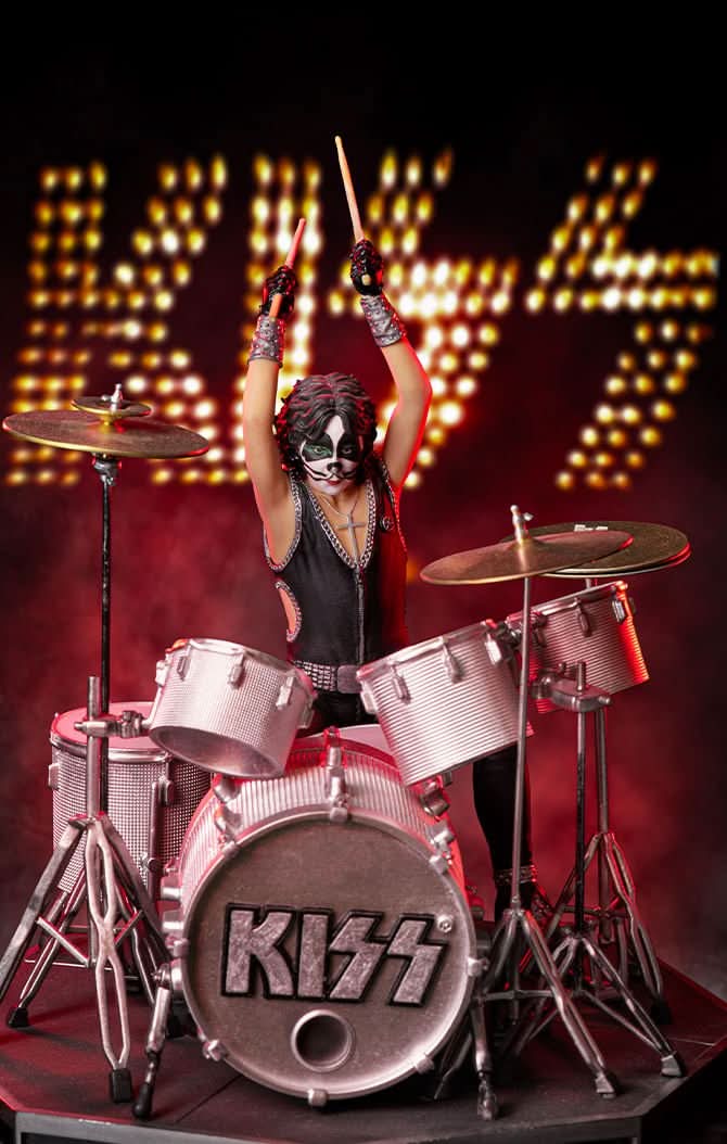 Statue Peter Criss "The Catman" - KISS - Art Scale 1/10