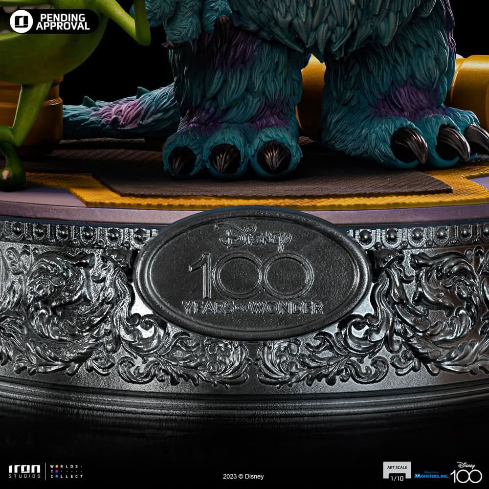 Statue Monsters Inc. Diorama 100 Years Version - Disney 100th - Monsters Inc. - Art Scale 1/10 - Disney Classics
