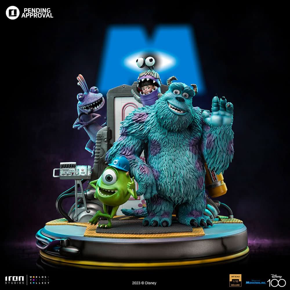 Statue Monsters Inc. Diorama Deluxe - Disney 100th - Monsters Inc. - Art Scale 1/10 - Disney Classics