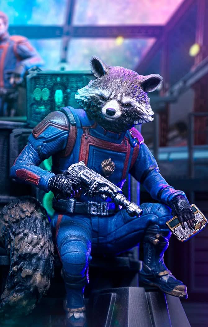 Rocket Raccoon Statue - Guardians of the Galaxy 3 - Art Scale 1/10 - Iron Studios
