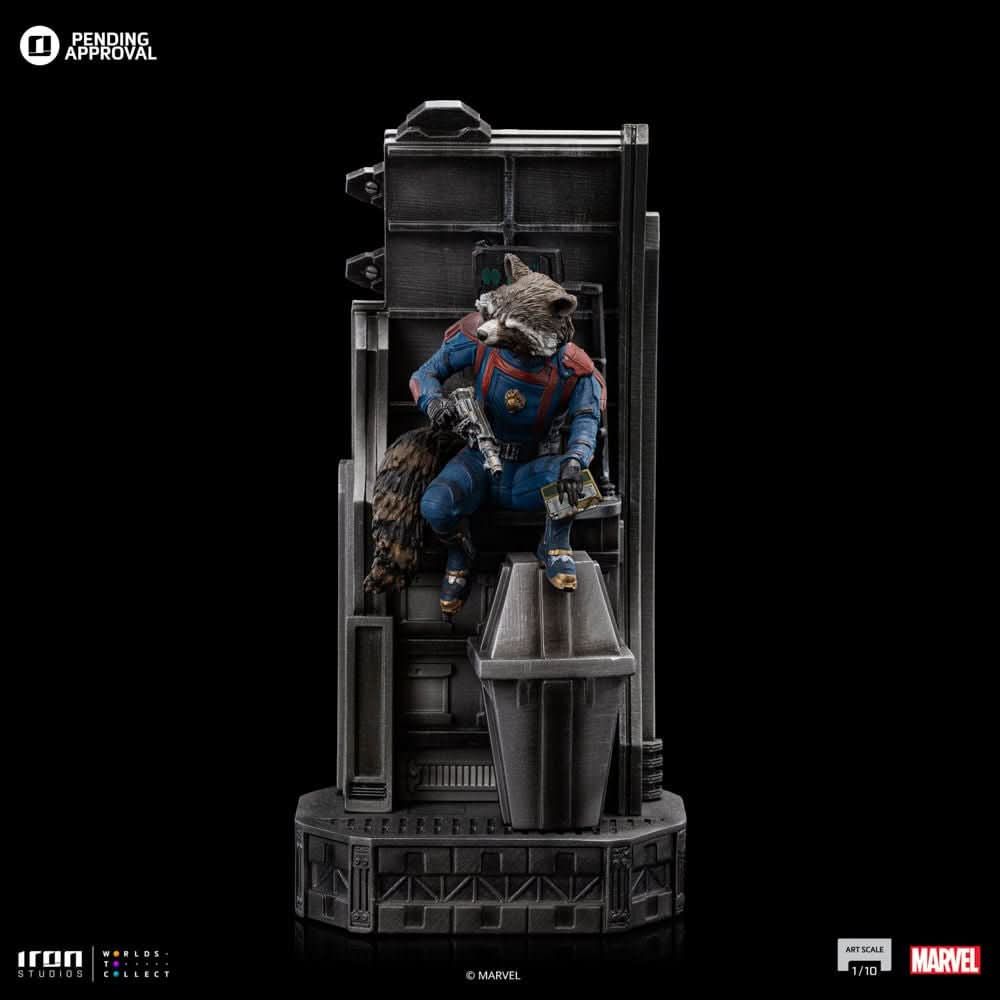 Rocket Raccoon Statue - Guardians of the Galaxy 3 - Art Scale 1/10 - Iron Studios