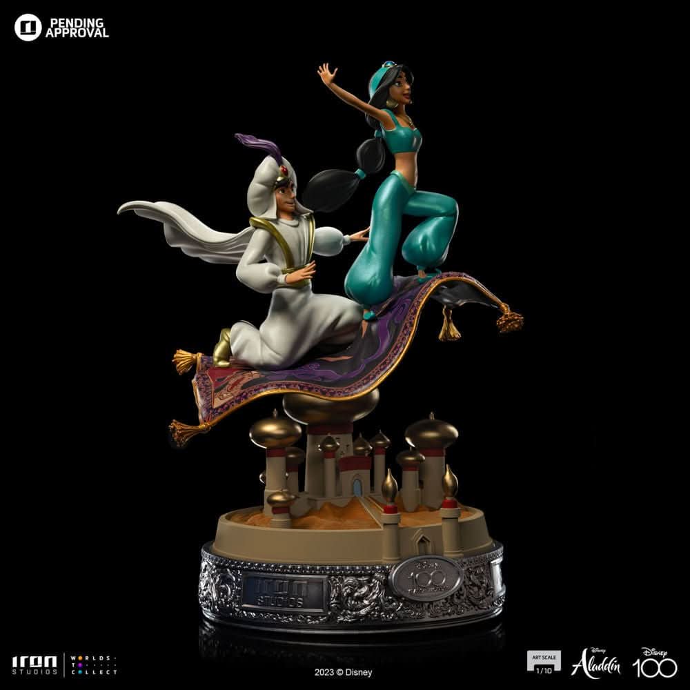 Statue Aladdin and Jasmine 100 Years Version - Disney 100th - Aladdin - Art Scale 1/10
