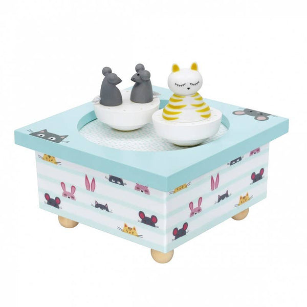 Boite À Musique Dancing Chat & Souris