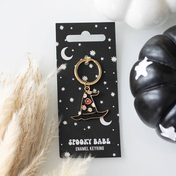 Porte-Clés Chapeau de Sorcière "Spooky Babe"