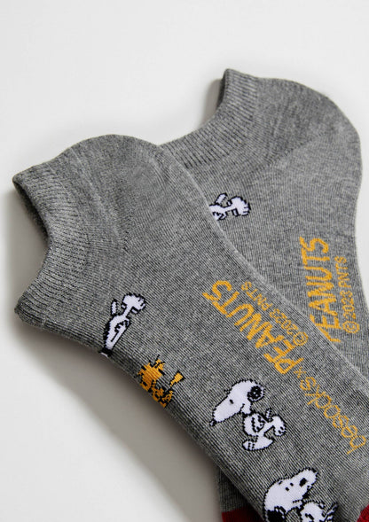 BeSnoopy Grey Short Socks