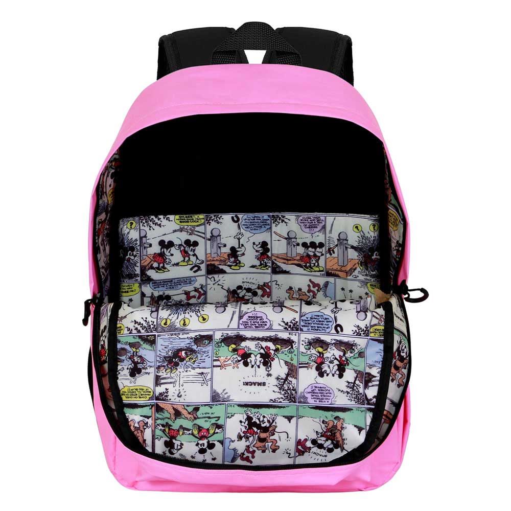 Sac à Dos Block Disney Minnie Mouse « MM » – Rose