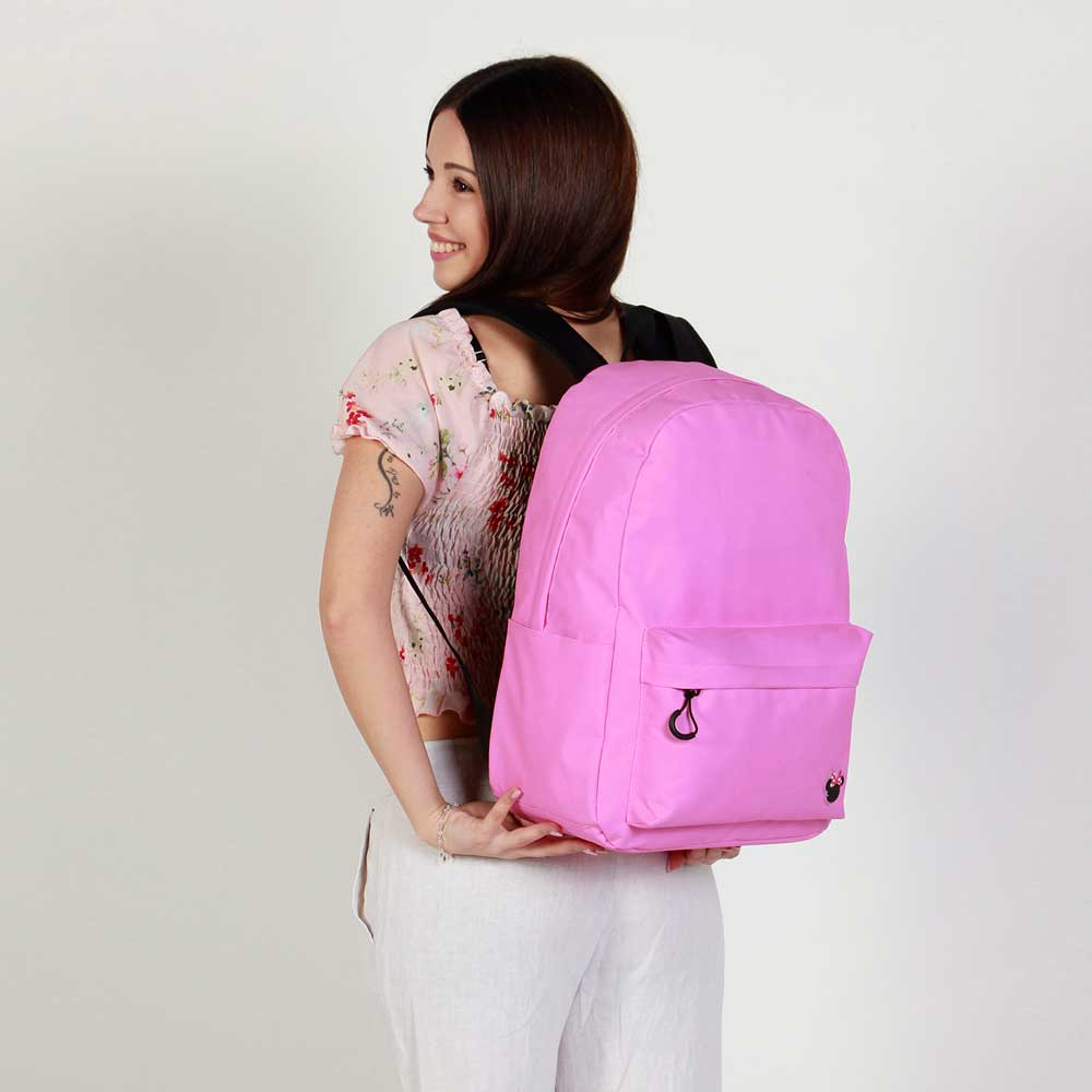 Sac à Dos Block Disney Minnie Mouse « MM » – Rose