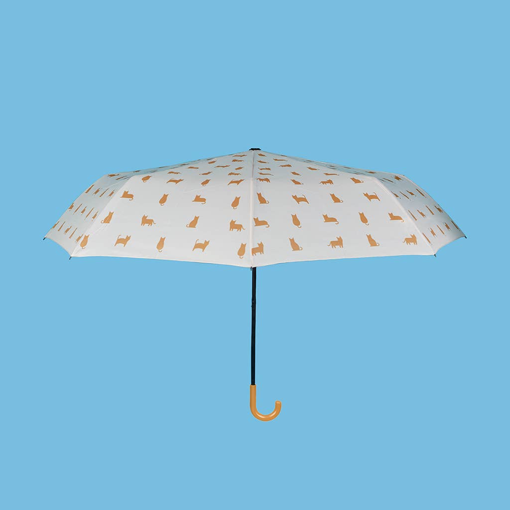 Guarda-chuva Meowmbrella Calico com capa, em neoprene.