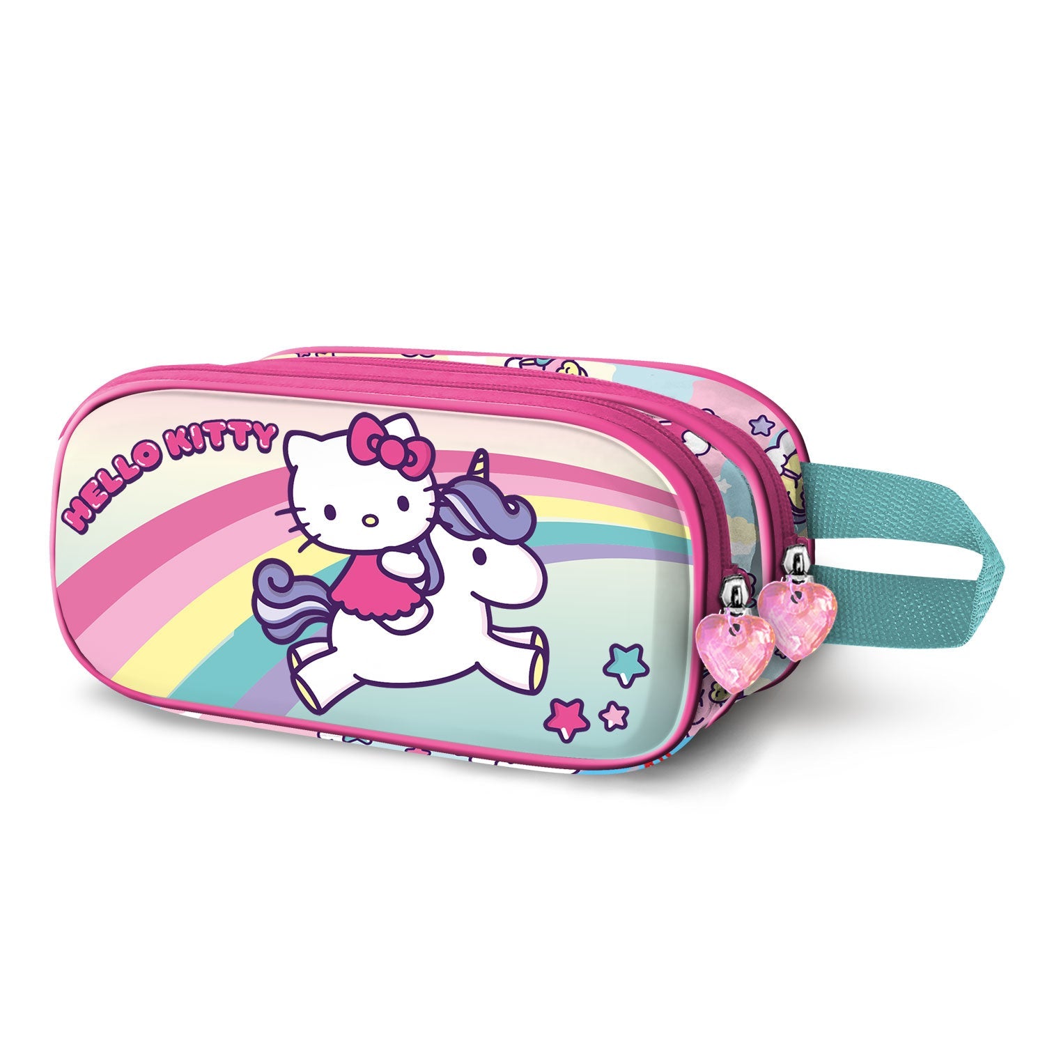 Trousse 3D Double Hello Kitty « Unicorn »