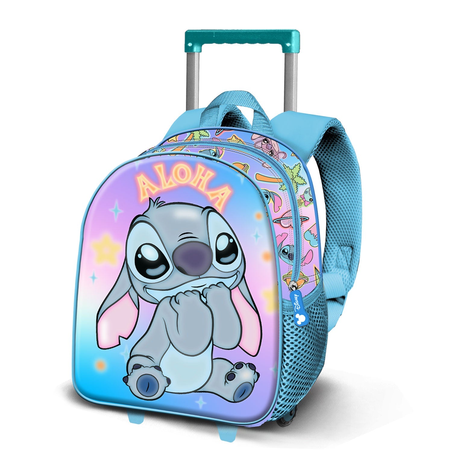 Sac à Dos 3D à Roulettes Petit Disney Lilo & Stitch « Mischievous »