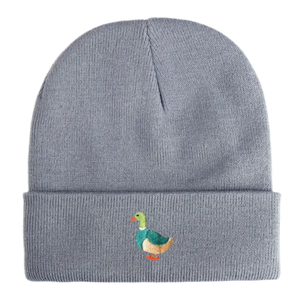 Bonnet Canard Colvert Brodé