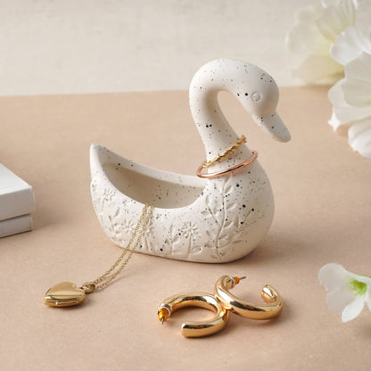 Porte-bague/vide-poche Cygne
