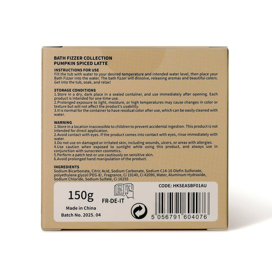 Aroma de latte de abóbora com especiarias para banho de espuma de outono