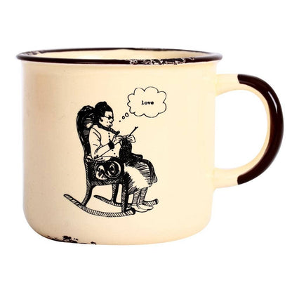 Mug Grand Mère Peint à la Main Helio Ferretti Vue 4