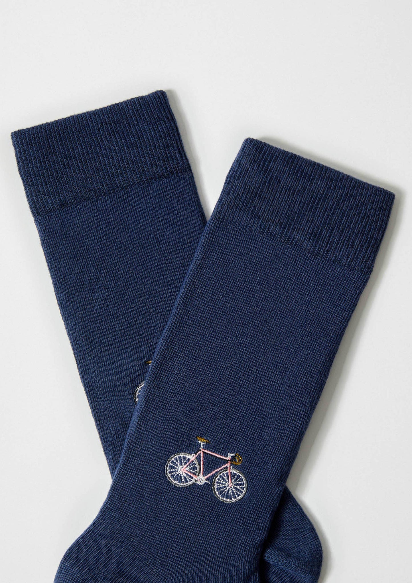 BeBicycle Embroidered Socks