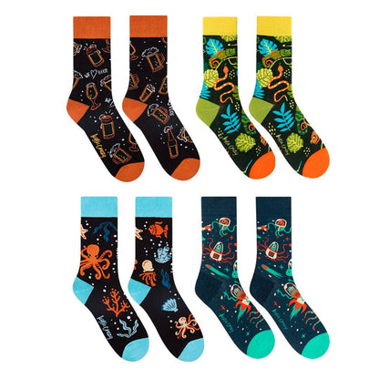 Coffret Cadeau 4 paires de chaussettes "DaddyGator"
