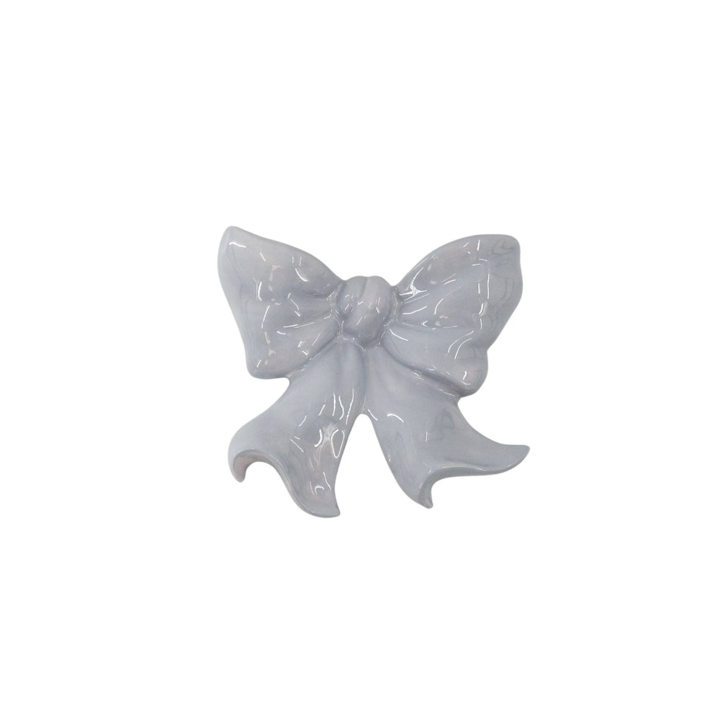 Jarrón de pared - Jarrón tipo cuenco - Cerámica - Lila - 19 x 18,5 x 5,5 cm