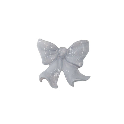 Jarrón de pared - Jarrón tipo cuenco - Cerámica - Lila - 19 x 18,5 x 5,5 cm