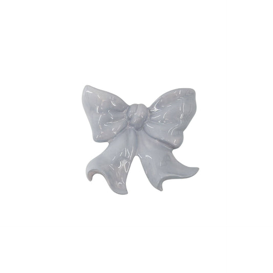 Jarrón de pared - Jarrón tipo cuenco - Cerámica - Lila - 19 x 18,5 x 5,5 cm
