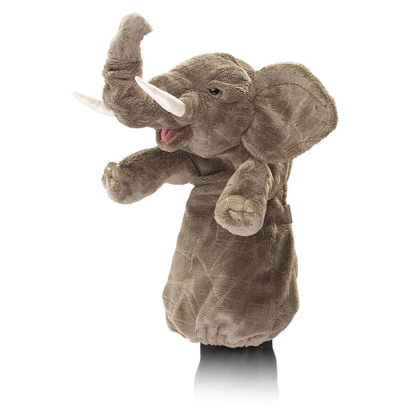 Marionnette à main Elephant pour la scène de marionnettes 2830/ Elephant Stage Puppet Folkmanis réaliste