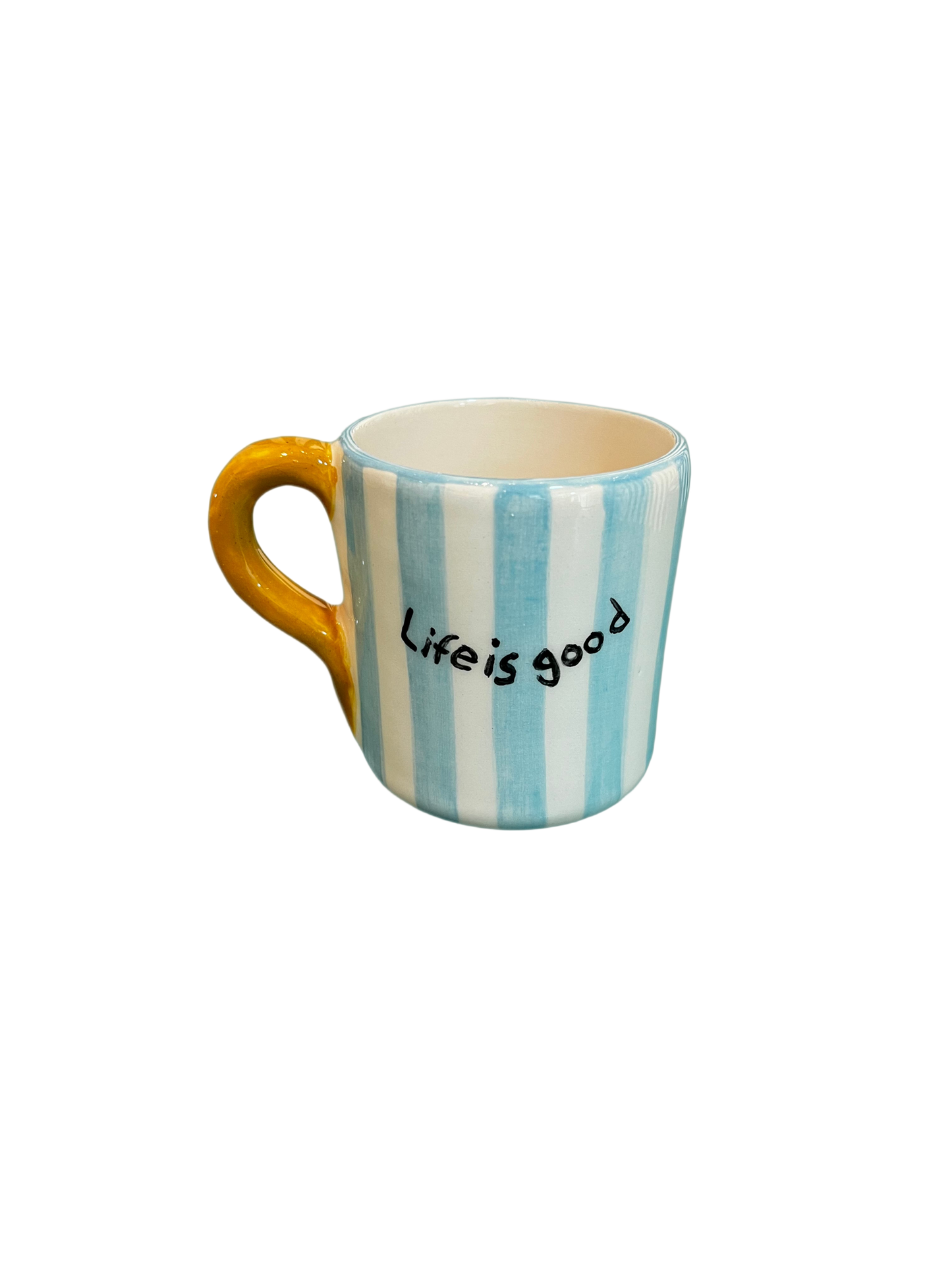 Taza de espresso "La vida es buena"