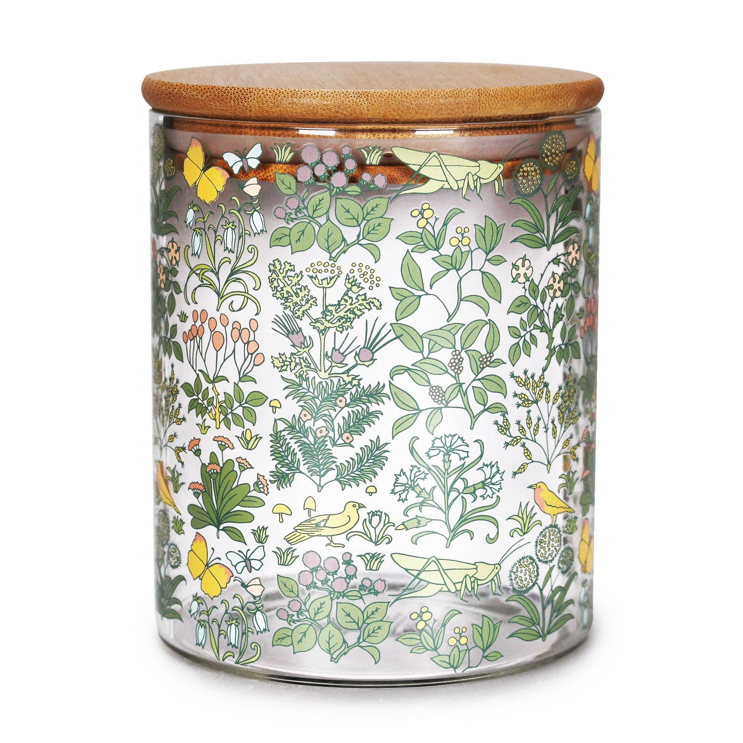 Glas-Lebensmittelbehälter aus dem Botanischen Garten William Morris