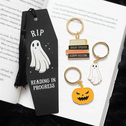 "Ghost Stories" Halloween Gothic Keychain