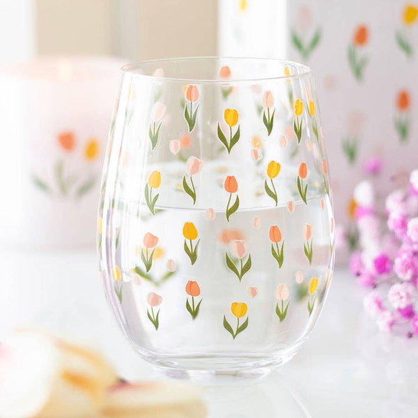 Verre sans pied Tulipes