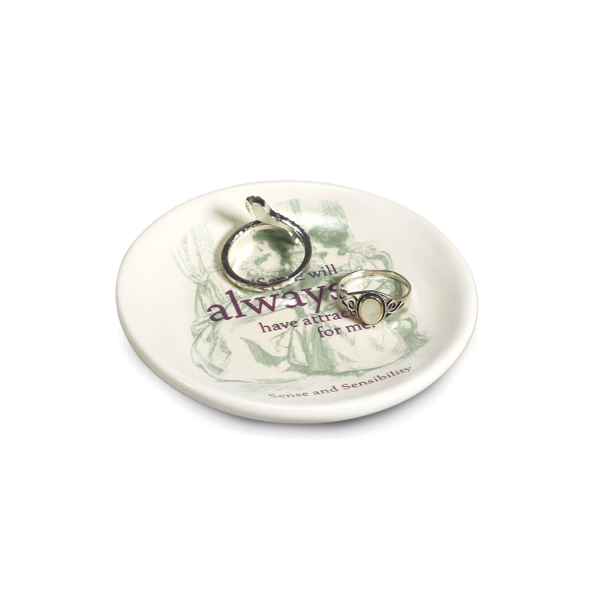 Plat à Bijoux Jane Austen - 8 cm