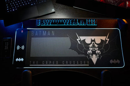 Tapis de jeu géant et Chargeur de téléphone portable - Batman