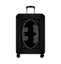 Valise rigide Batman noire en ABS