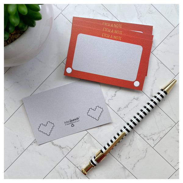 Set di 60 mini biglietti di auguri - Etch a Note