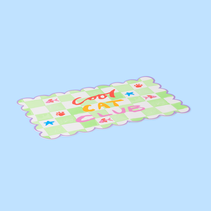 Cool Cat Club Pet Food Mat