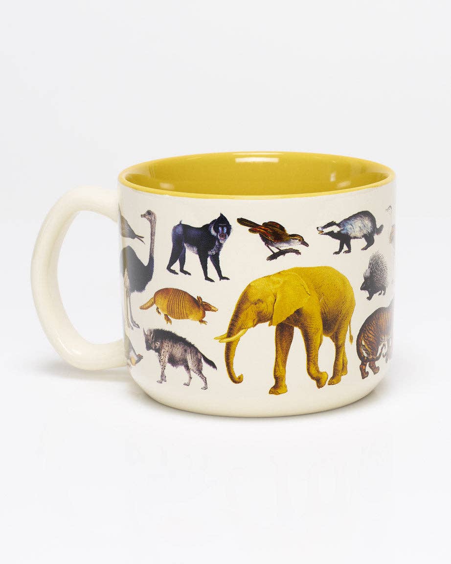 Mok met prairie-zoölogieprint, 440 ml