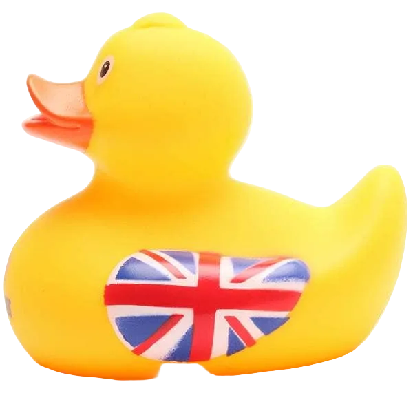 Me encanta el pato de baño de Londres