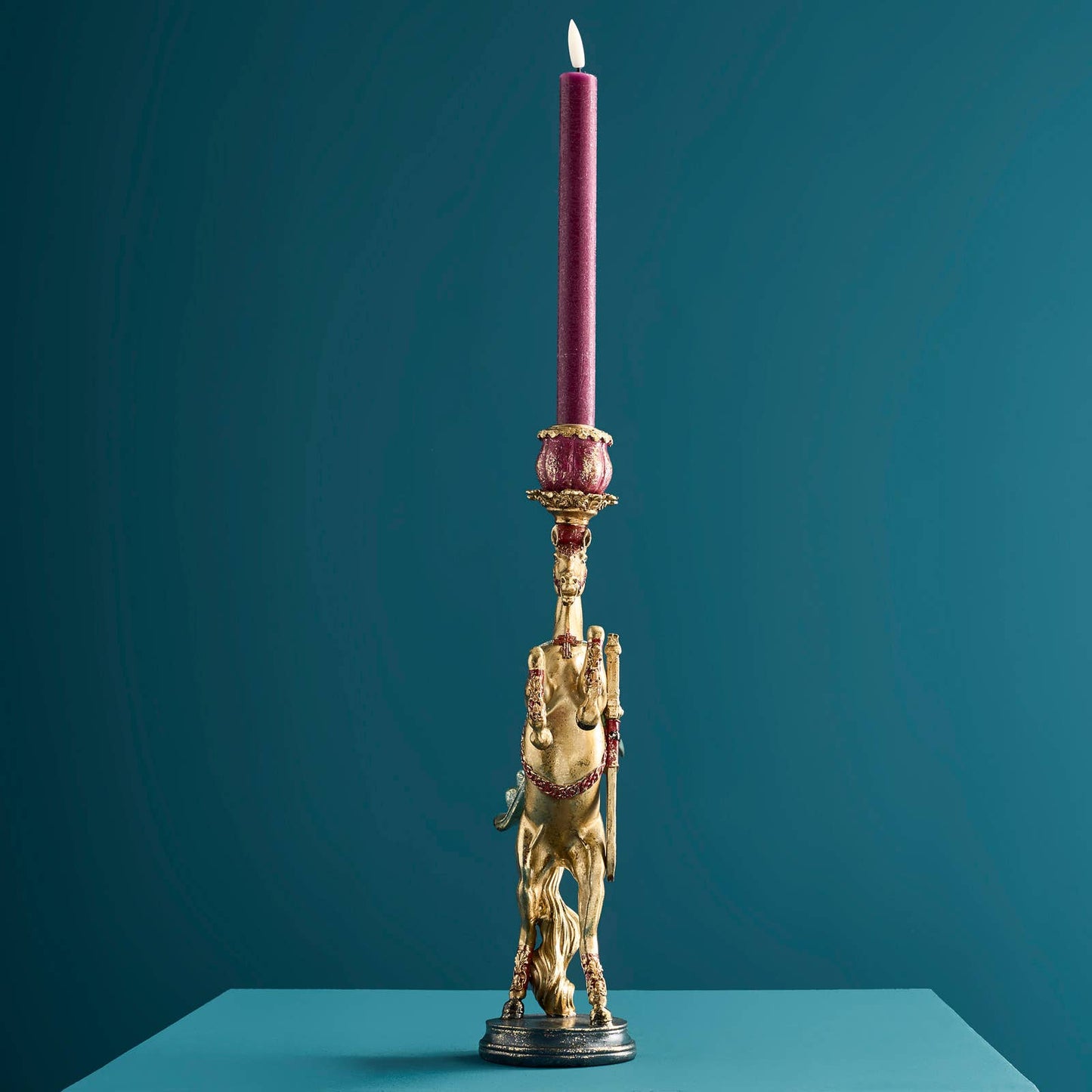 Circus Horse Chandelier, Gold, 17.5 x 9.5 x 36.5 cm