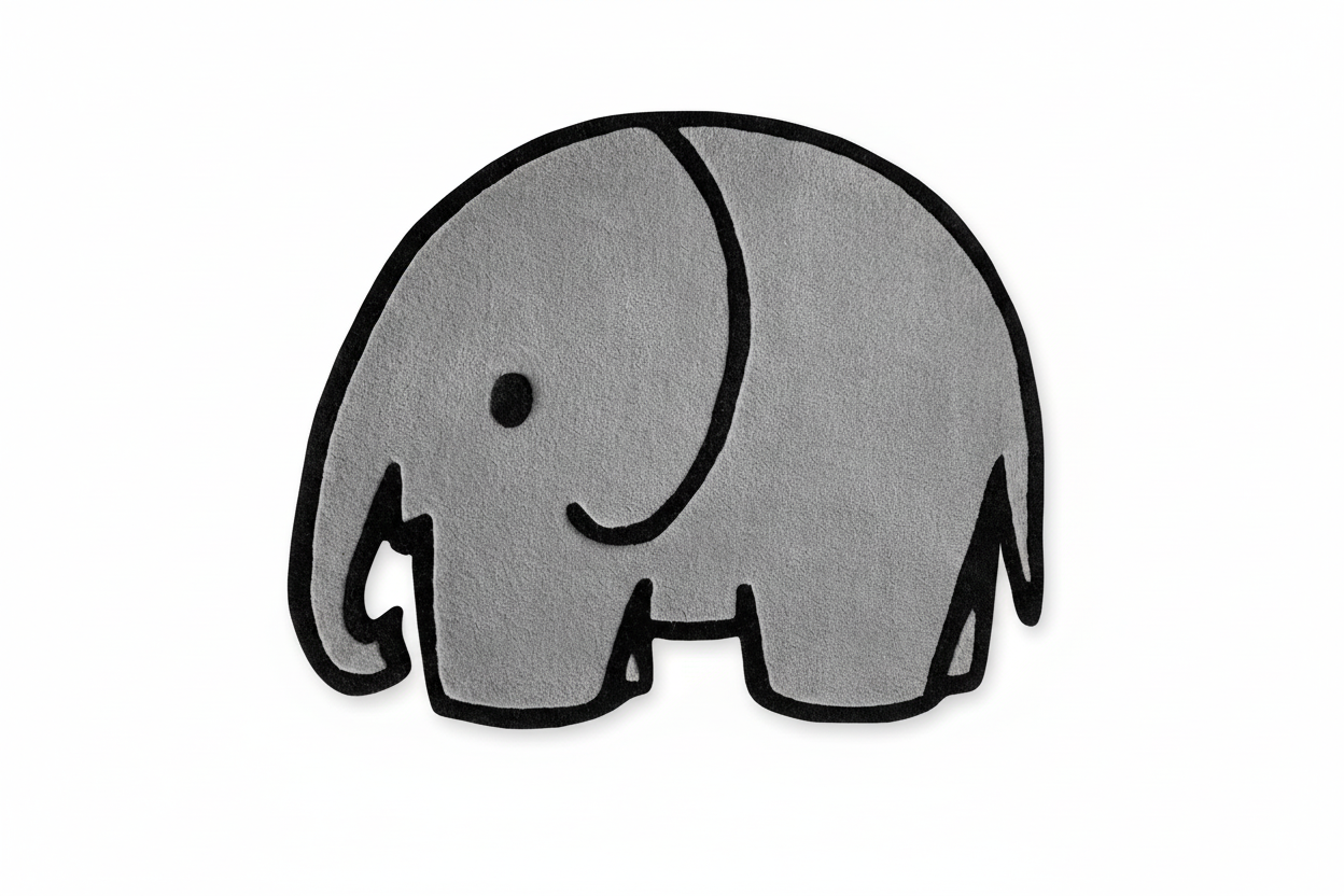 Miffy & Friends carpet - Elephant