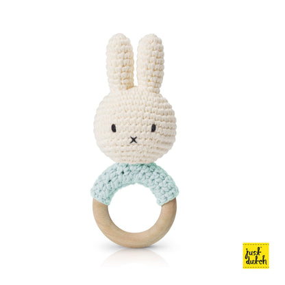 Hochet en Crochet Miffy - Menthe