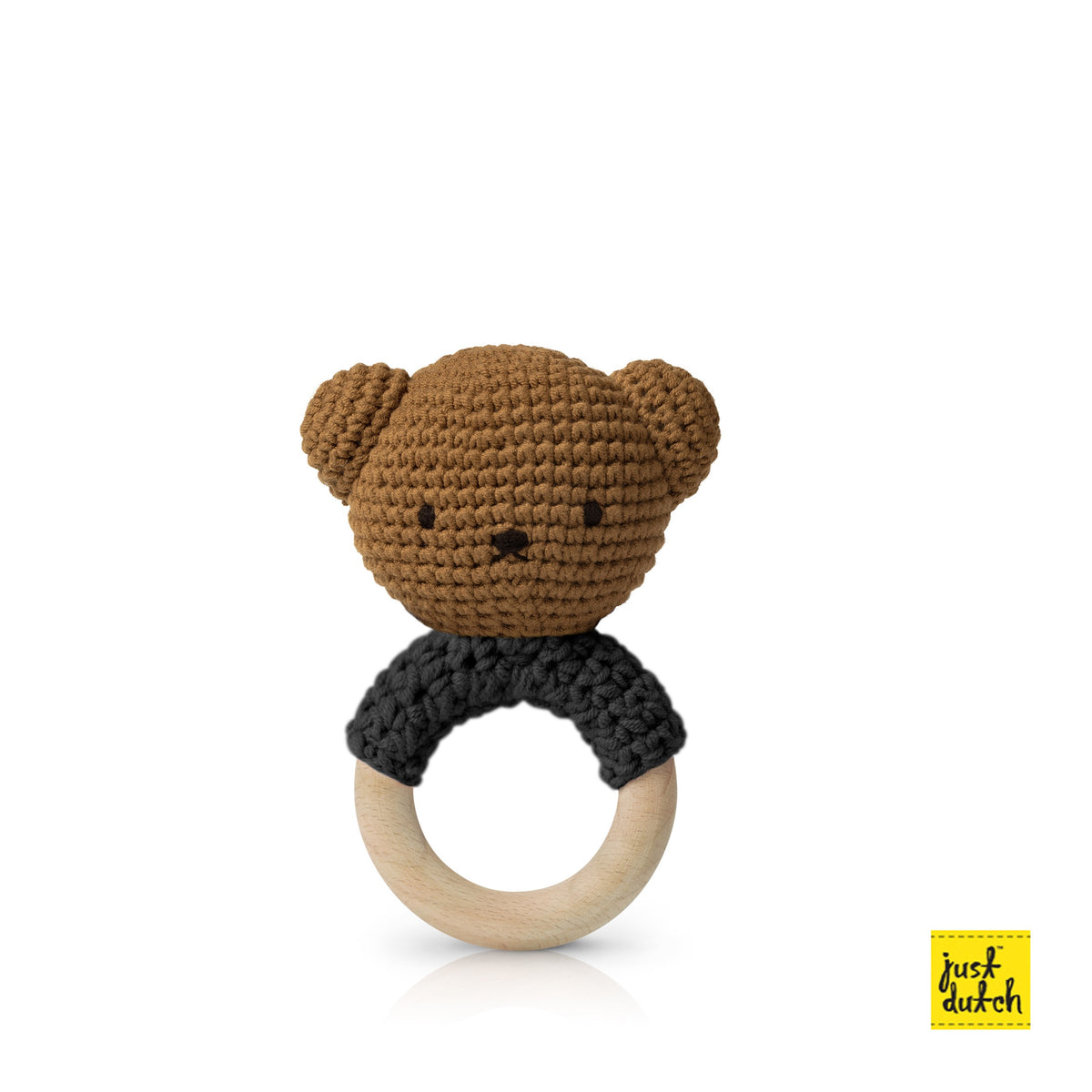 Hochet en Crochet Boris - Boris Noir