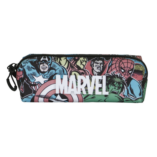 Estuche cuadrado para lápices Marvel FAN 2.0 - Héroes
