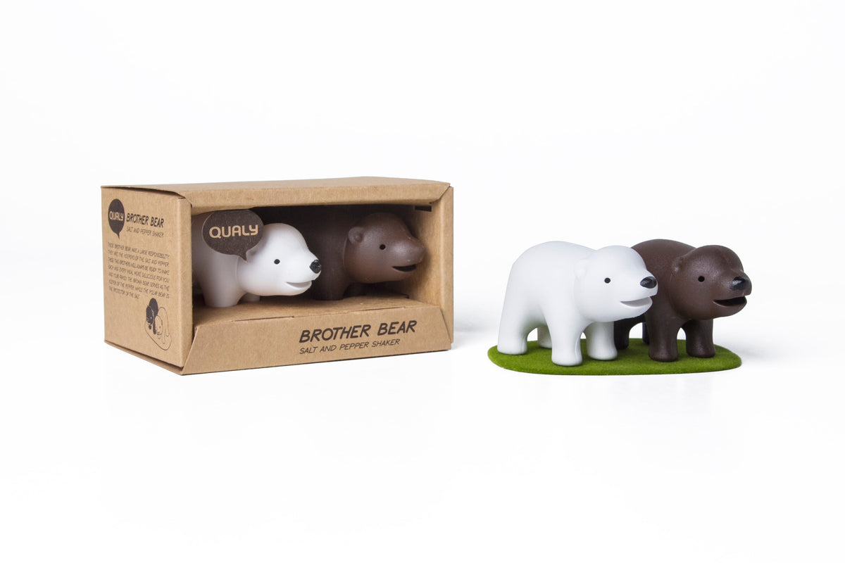 Salt and pepper bear brothers