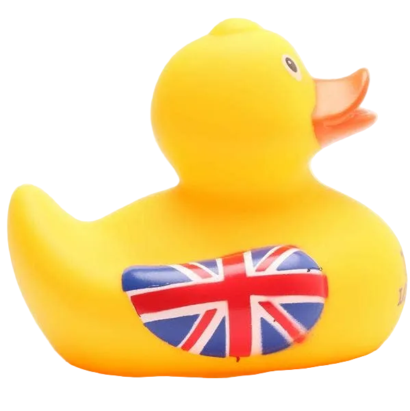Me encanta el pato de baño de Londres