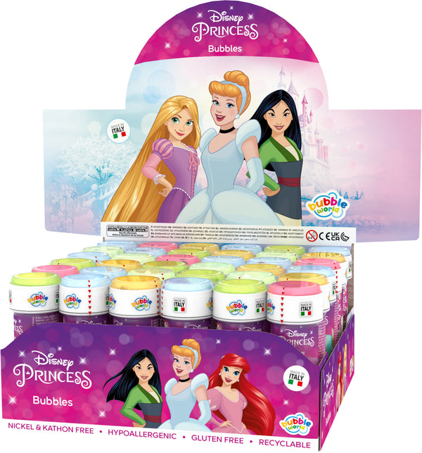 Coffret bulles de savon Princesses Disney – Présentoir 36 flacons 60 ml