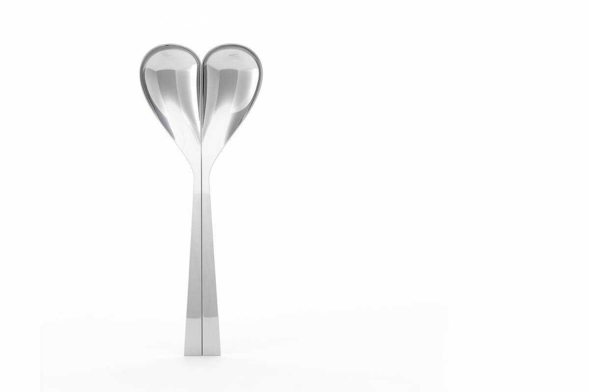 Cuillères Couple Cœur