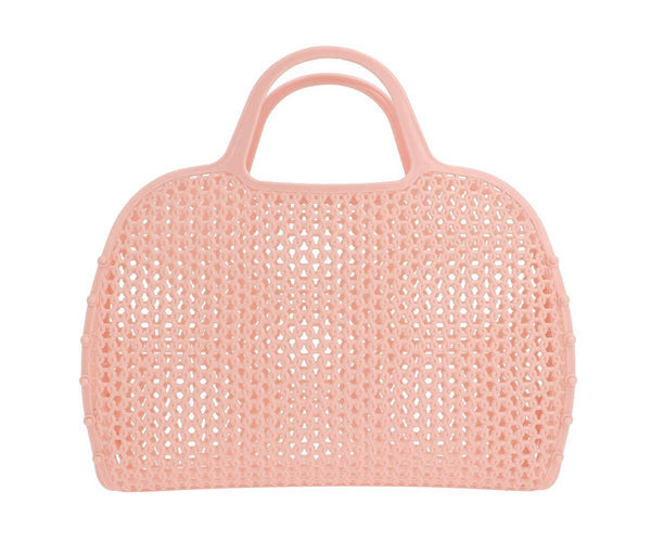 Bolsa vintage retro de quartzo rosa