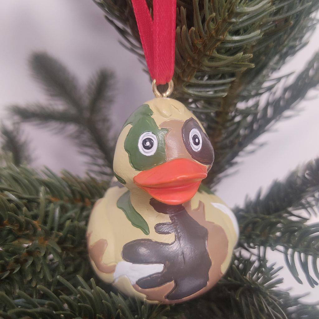 Décoration à suspendre Canard Camouflage Yarto – ornement Duck’oration