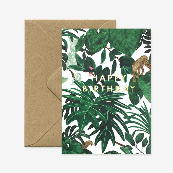 Happy Birthday Jungle - Greeting card