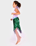 Robe de sirène 110-116 cm pour enfants de 4 à 6 ans