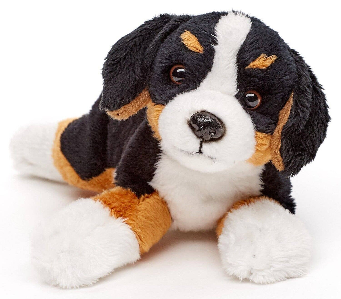 Reclining Bernese Mountain Dog Plush Toy